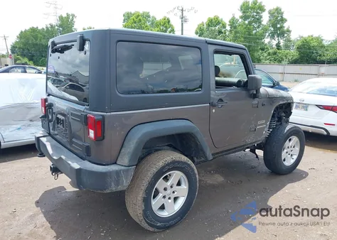 2016 Jeep Wrangler Sport из США, поврежденный, VIN 1C4AJWAG4GL195707